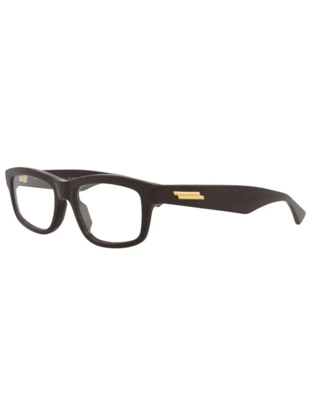 New Bottega Veneta Women's Eyeglasses Square Rectangle Acetate Frame Mens Brown